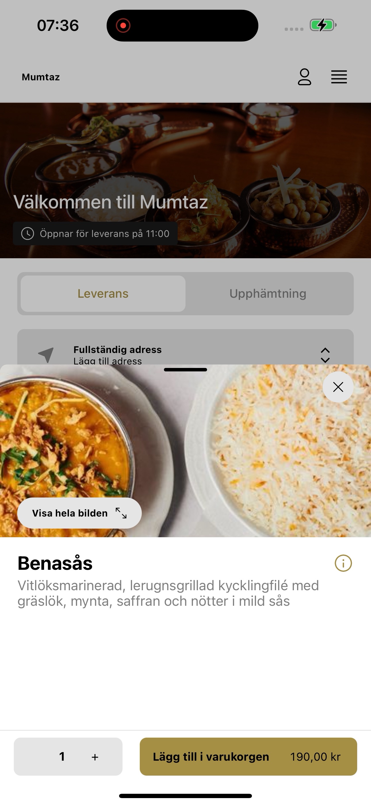 Screenshot 8 of Restaurang Mumtaz