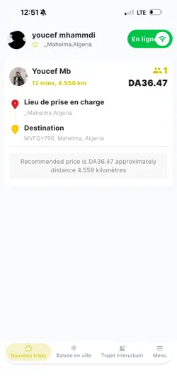 Captura de pantalla de Fitrigi Chauffeur en iPhone 1