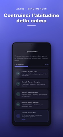 Aegis: Ansia, Stress, Calma screenshot