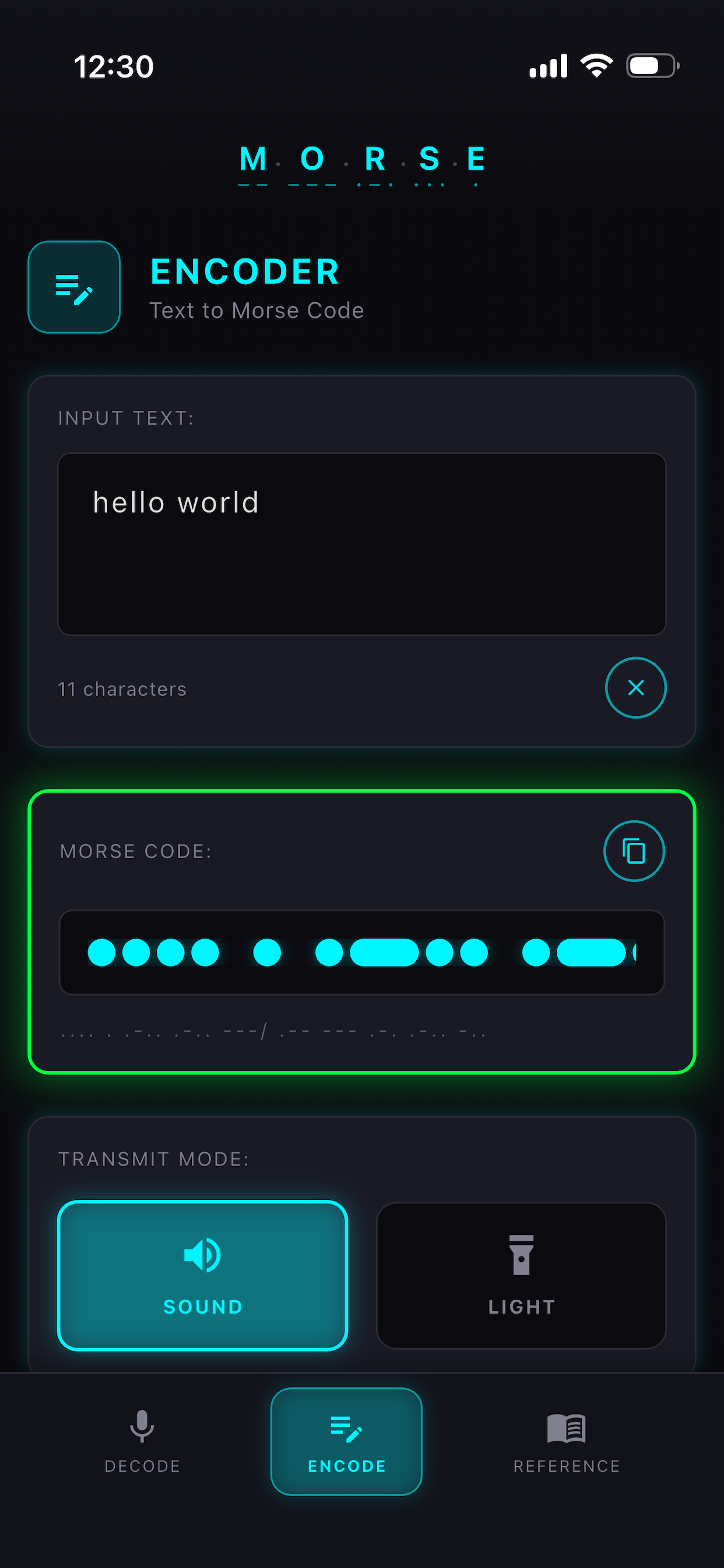 Morse Signal - Cyber screenshot 3