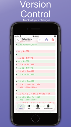 RISC-V Assembly Simulator screenshot 2
