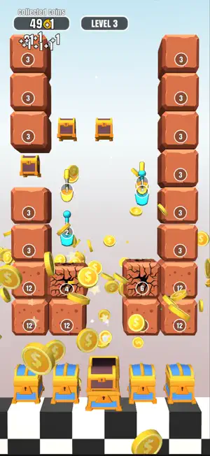 Drop Diggers: Merge & Smash! screenshot 2