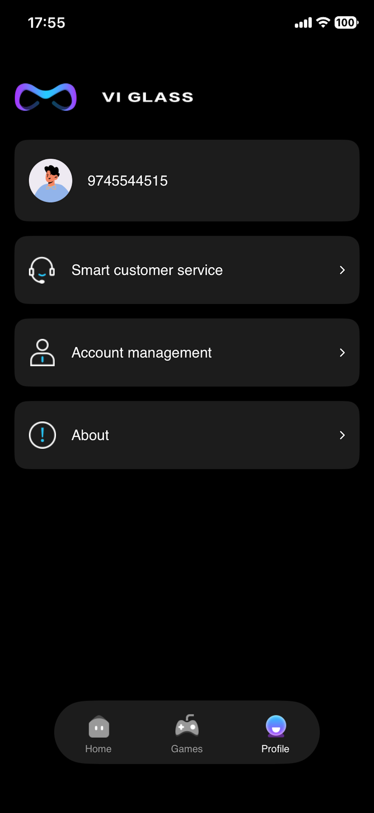 Vi Glass screenshot 2