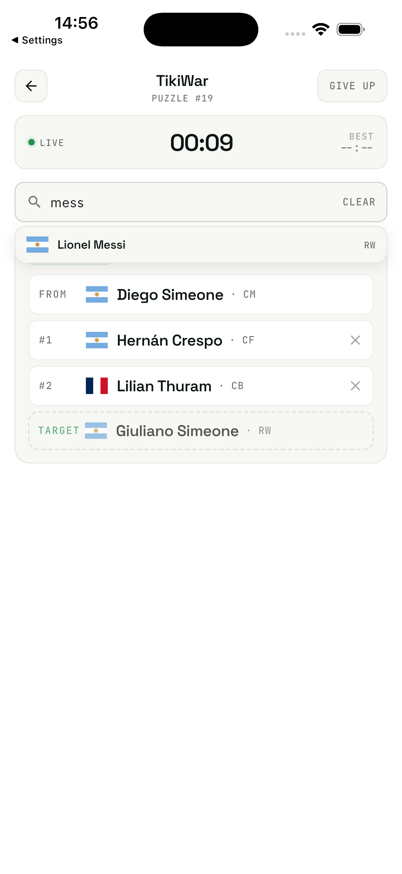IQ11, daily football puzzles screenshot 3