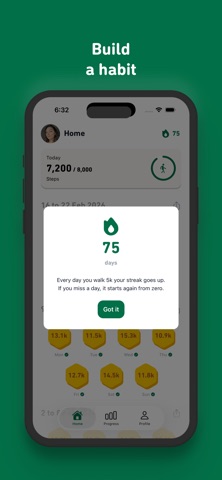 Walka: Step Tracker Screenshot 3 of 4