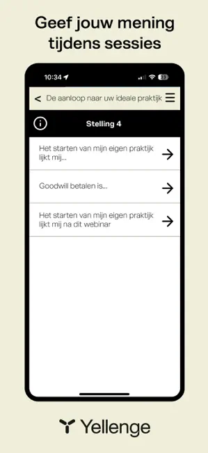 Yellenge iPhone screenshot 5