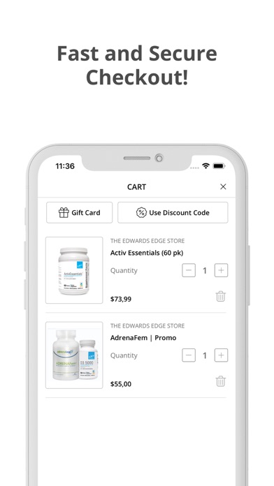 The Edwards Edge Store iPhone screenshot 5 - Health & Fitness app