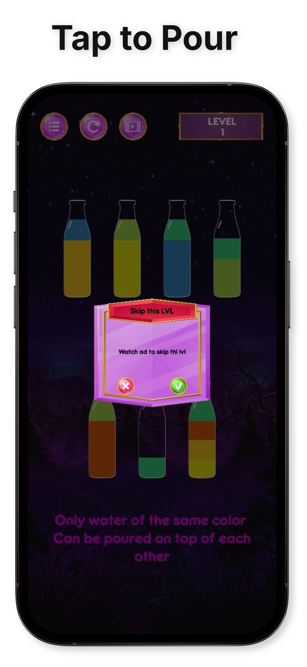 Water Color Sort - Puzzle Game screenshot 4