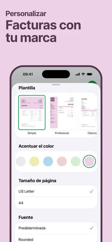 Invoice.app: Creador Rápido screenshot 5 of 8