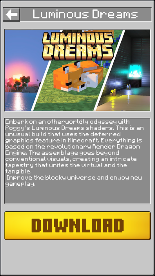 #2. Shaders for Minecraft PE (iOS) 由: Vadzim Blazhevich