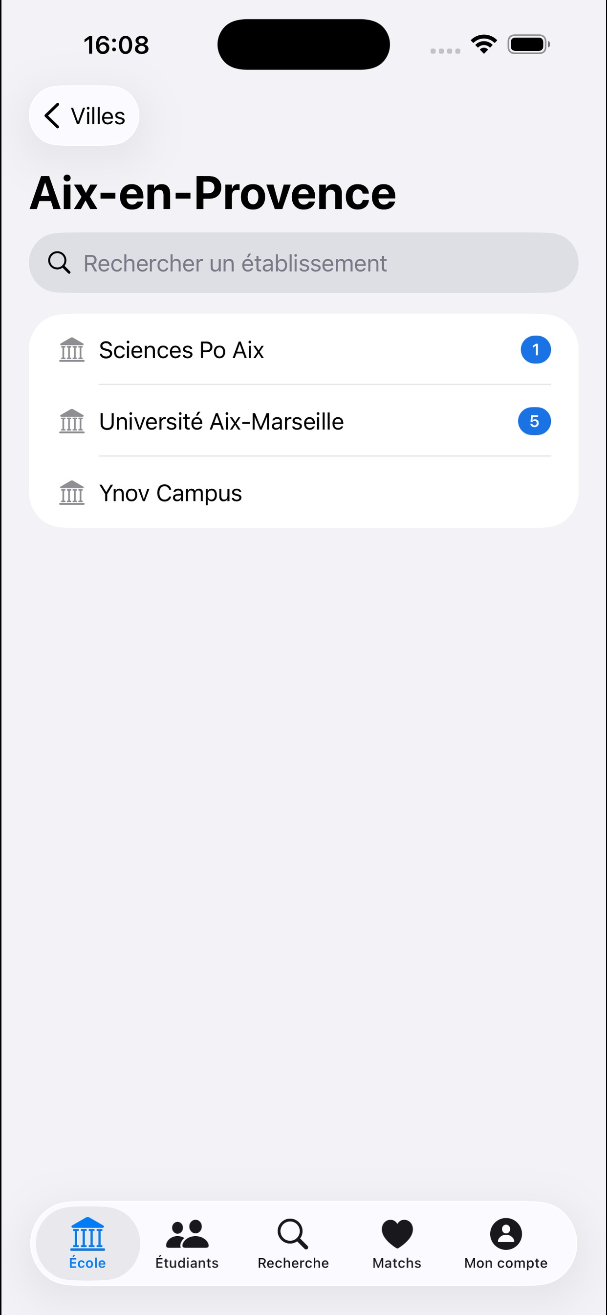 CampusMatch screenshot 3