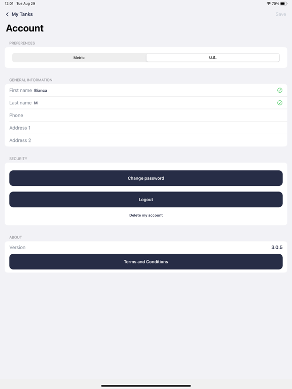 Nee-Vo iPad screenshot 6 - Utilities app