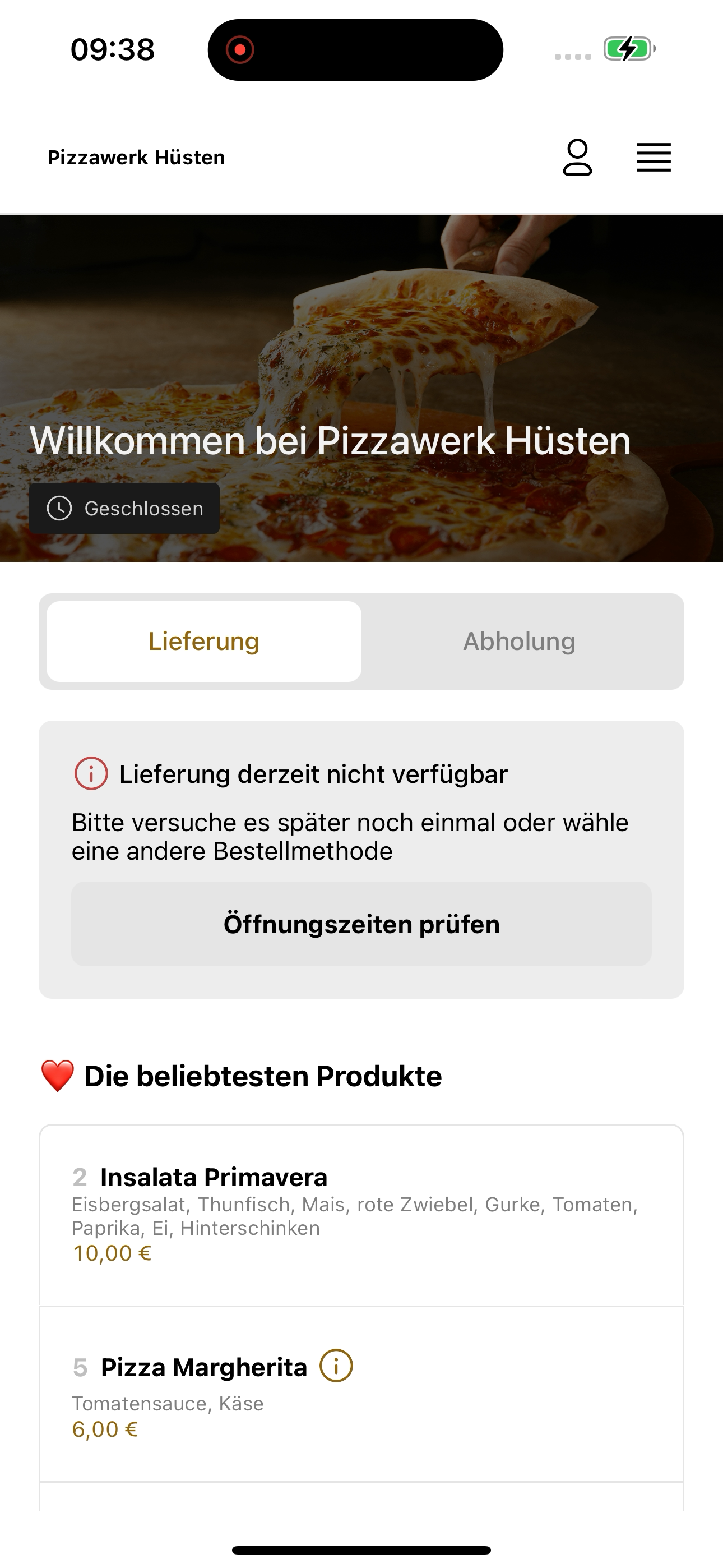 Pizzawerk Arnsberg screenshot 3