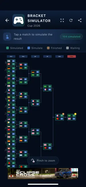 Soccer Cup 2026 Sim & Scores screenshot 1