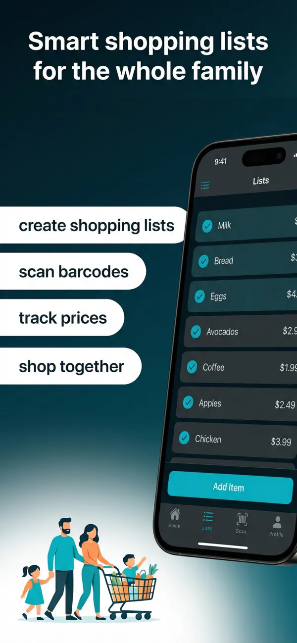 Screenshot #1 pour OurList - Family Lists