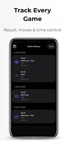 Chess Clock – Tournament Timer iPhone screenshot