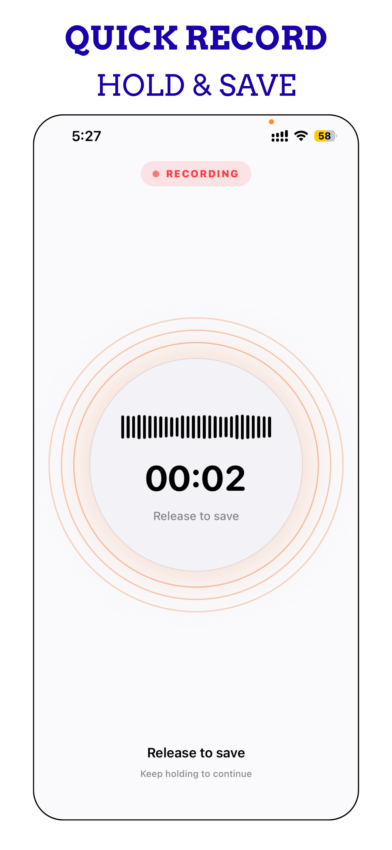 Voice Notes: Recordhz screenshot 2