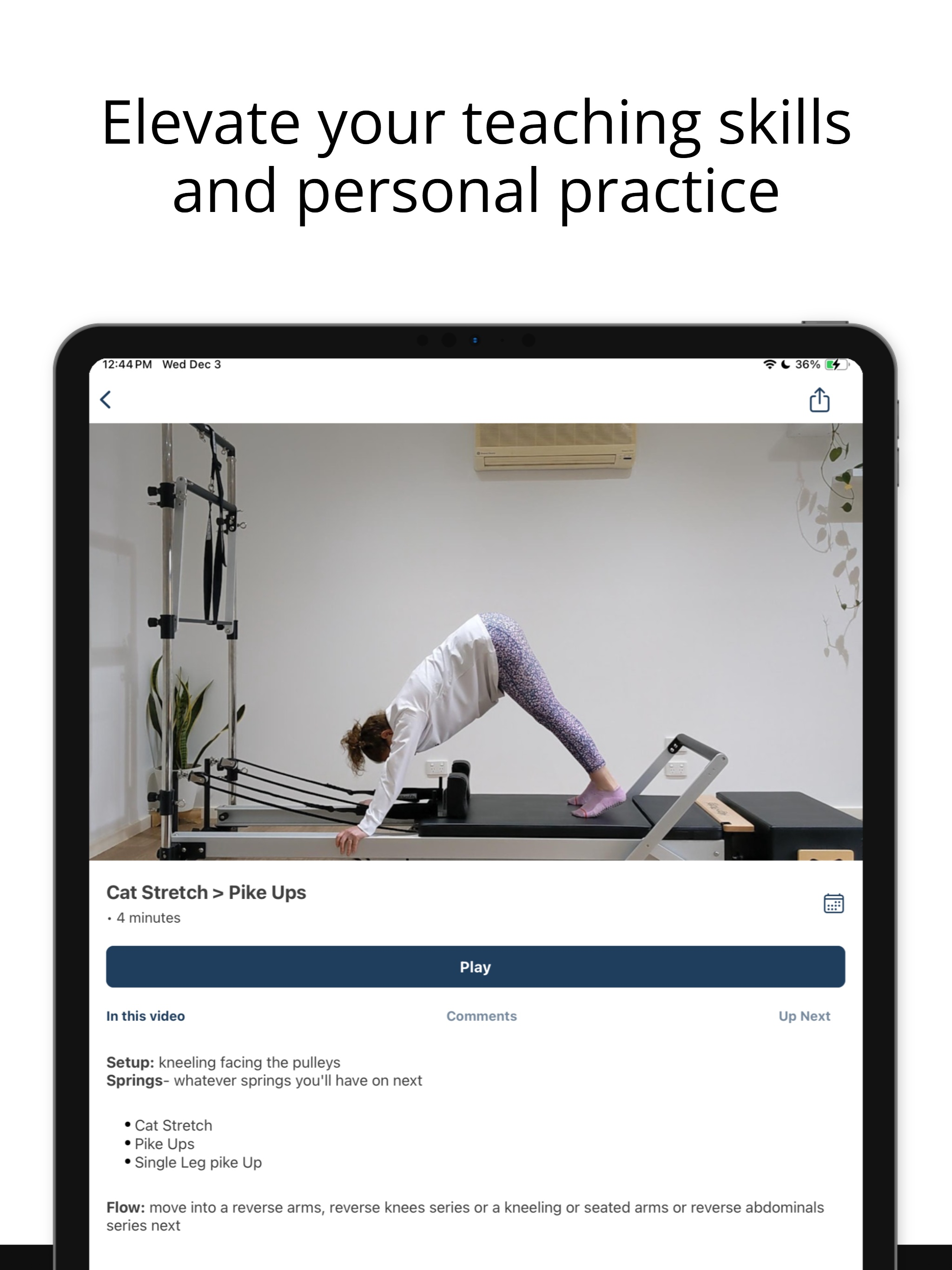 The Pilates HQ App