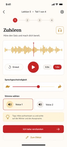 German Dictation Practice Screenshot 3 of 10
