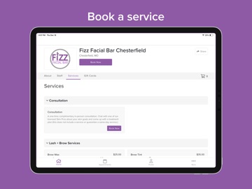 Fizz Facial Bar iPad screenshot