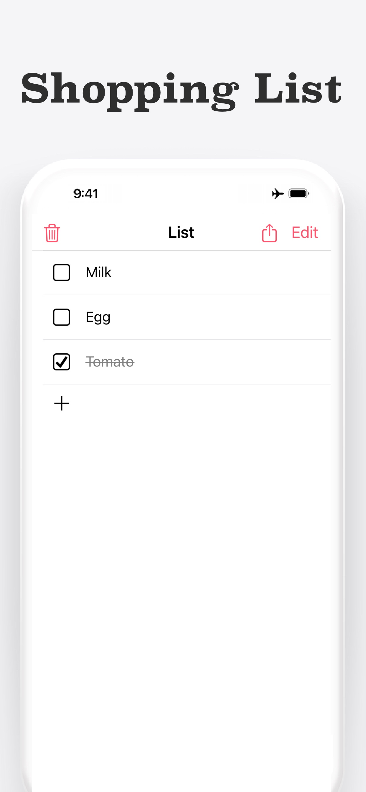 Shopping List - Grocery & Todo