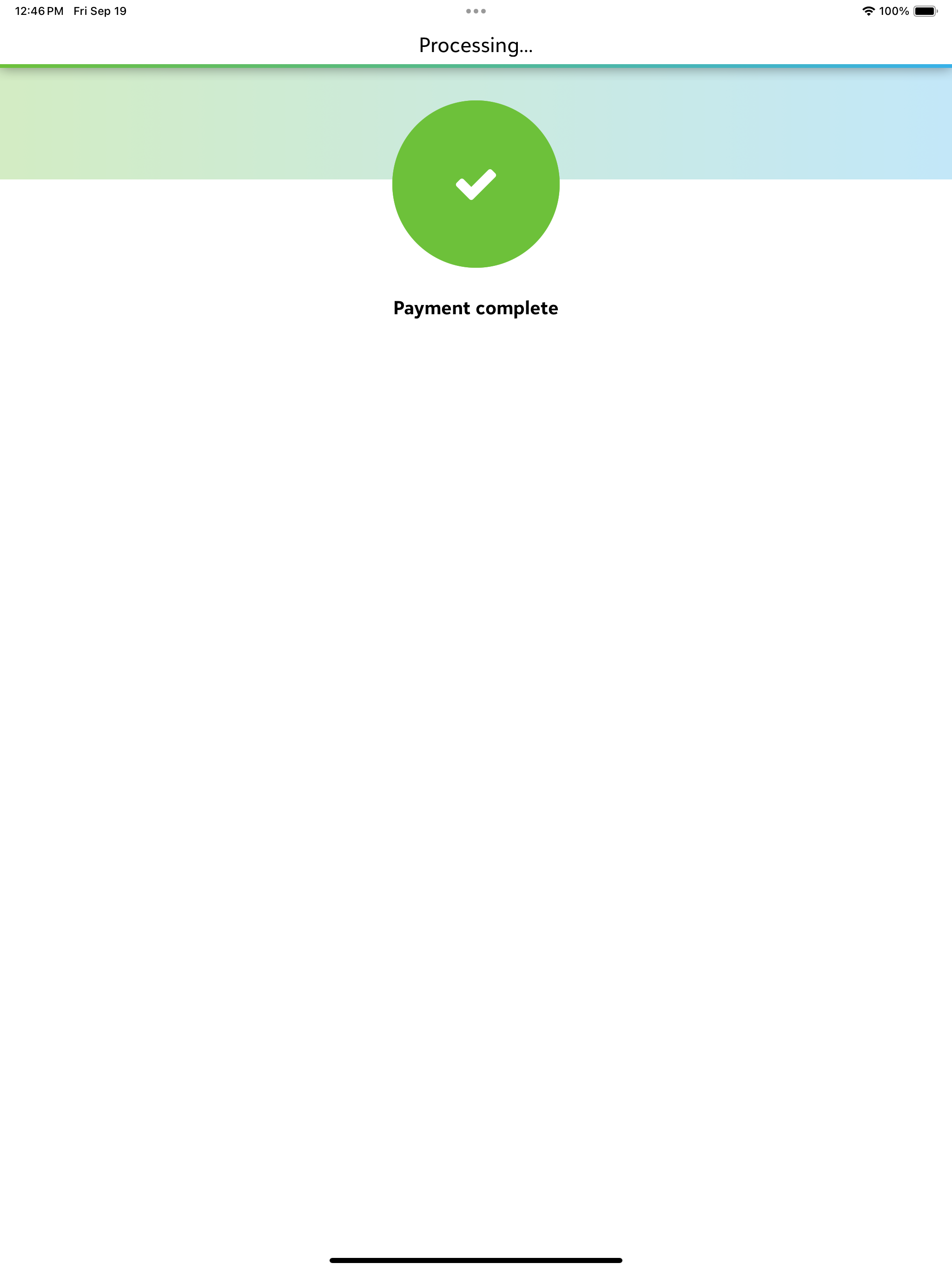 Blackbaud MobilePay Terminal
