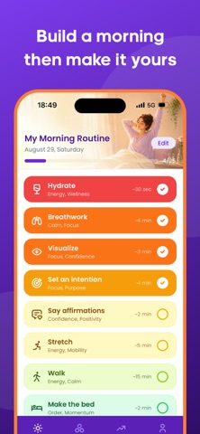Morning Routine Planner: B'HER Screenshot 1 of 5