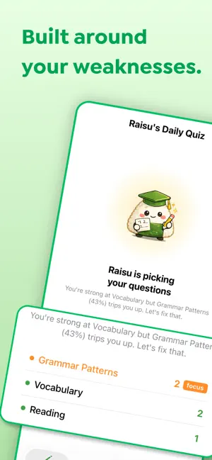 Raisu JLPT - Japanese Quiz screenshot 3
