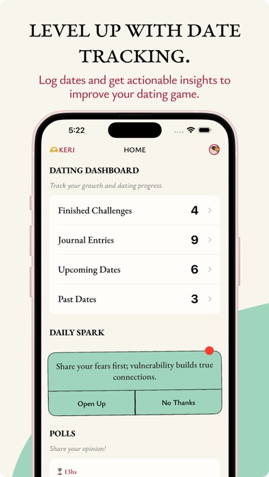 Keepler: Get Better at Dating iPhone screenshot 3 - Lifestyle app