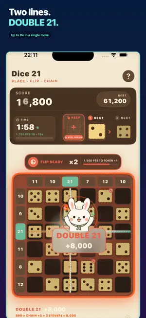 Dice 21: Number Puzzle screenshot 2