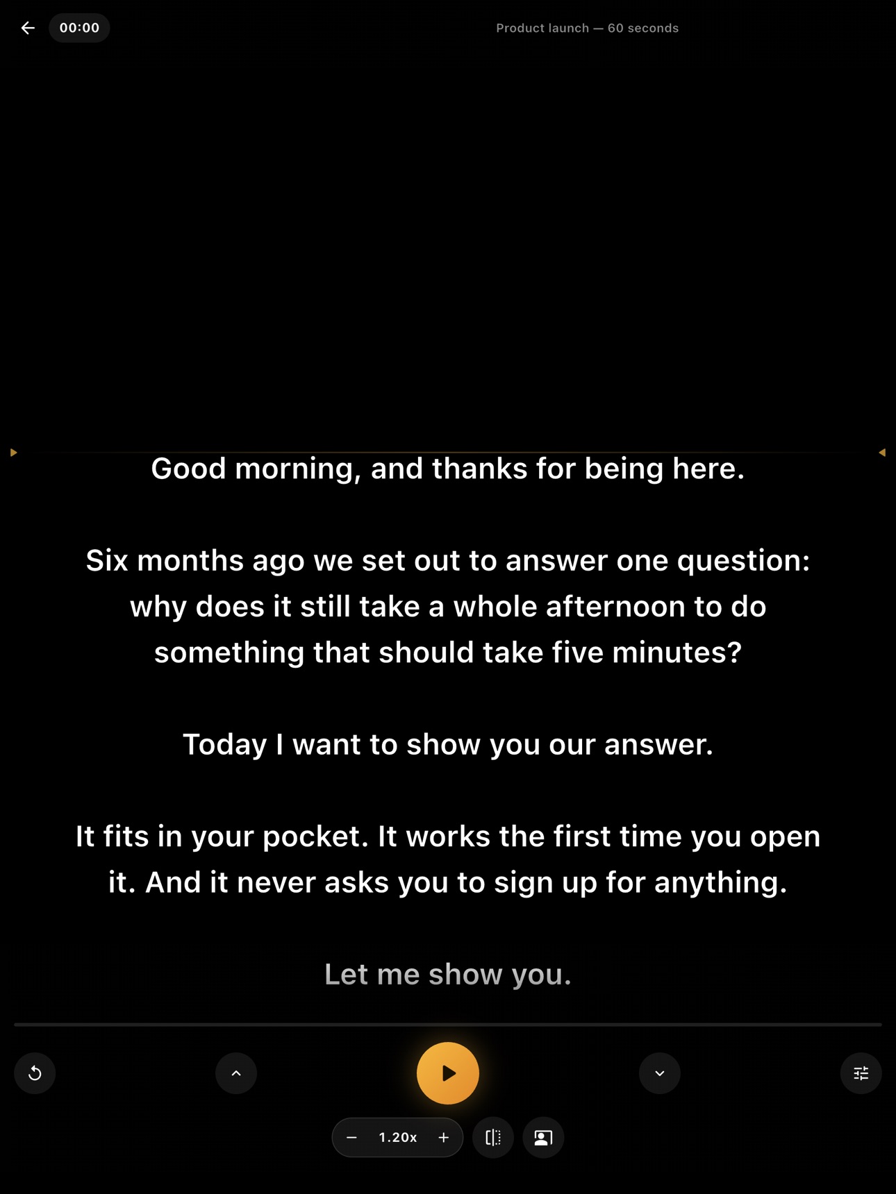 Screenshot 8 of Prompter: Teleprompter