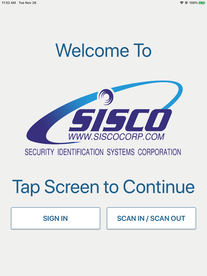 #1. FP7 Kiosk (iOS) Podle: Security Identification Systems Corporation
