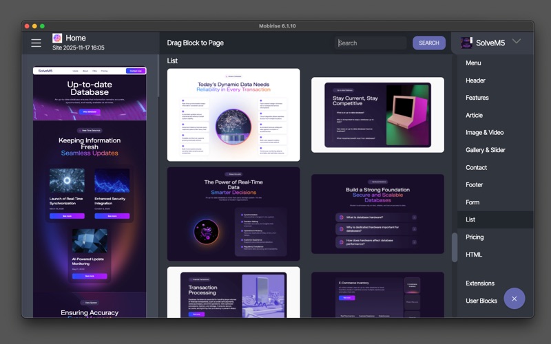 Mobirise Pro: Website Builder screenshot 3