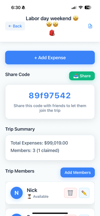 Splitzy - Fair cost Screenshot 3 of 6