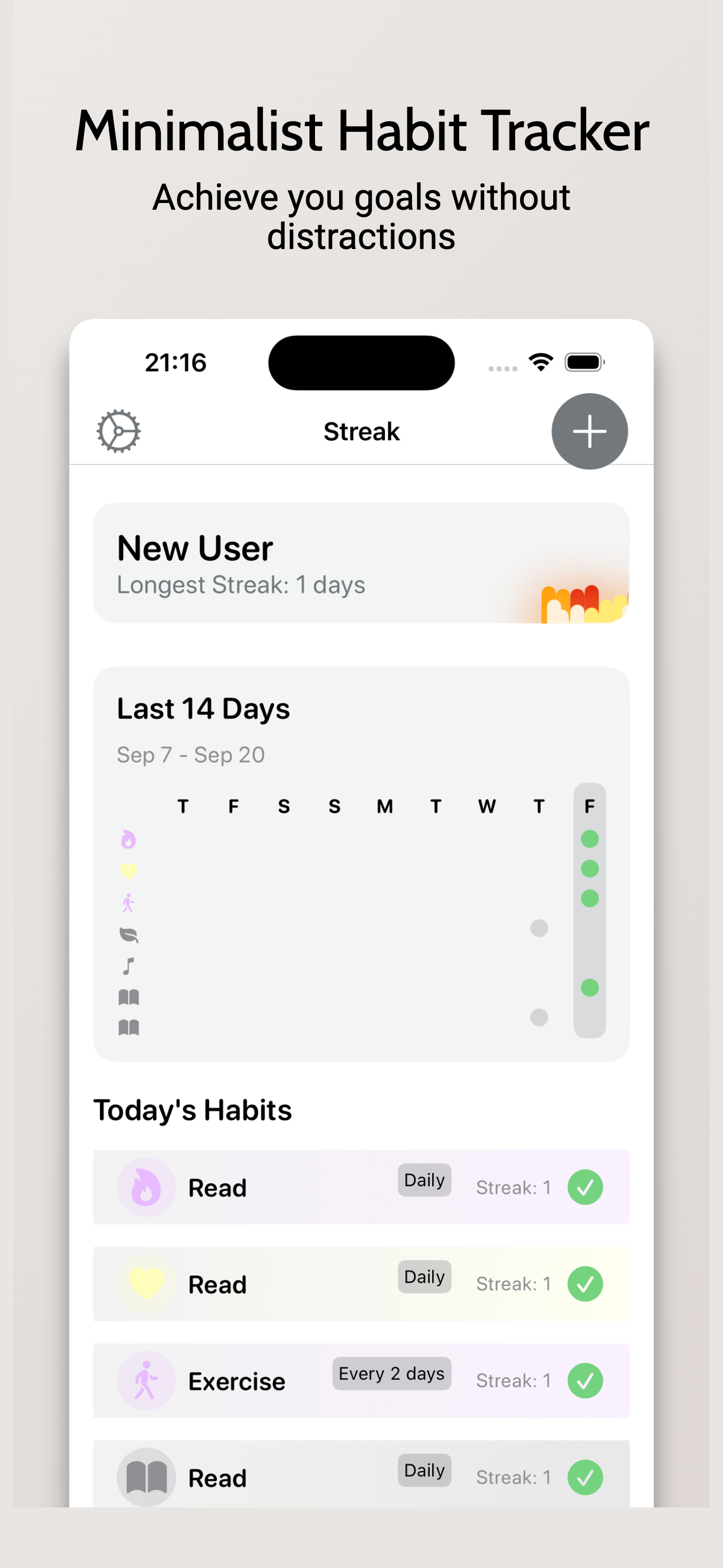 Streak: Habit Tracker