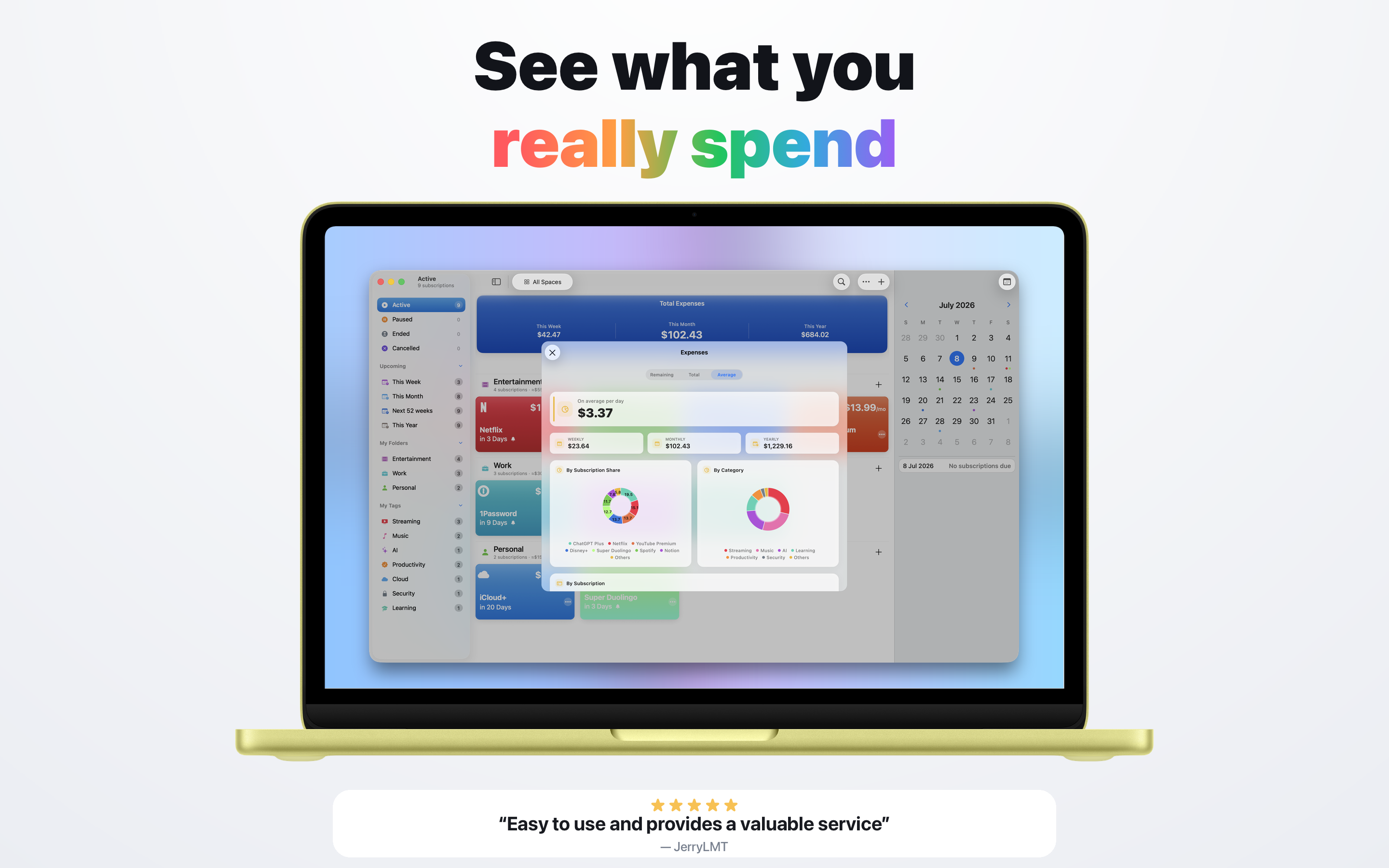 Subscription & Bills: Subtrack screenshot 20
