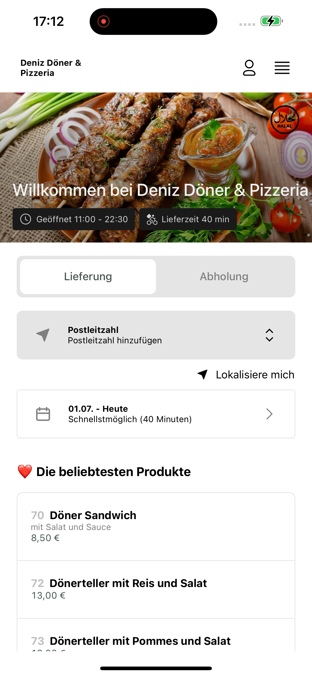 Deniz Doner und Pizzeria screenshot 3