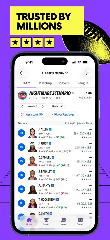 Yahoo Fantasy Sports screenshot 4