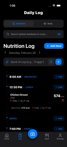 Ark Nutrition screenshot