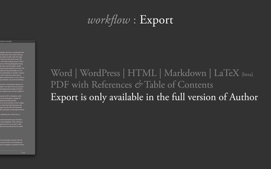 #3. Author | Basic (macOS) De: The Augmented Text Company LTD