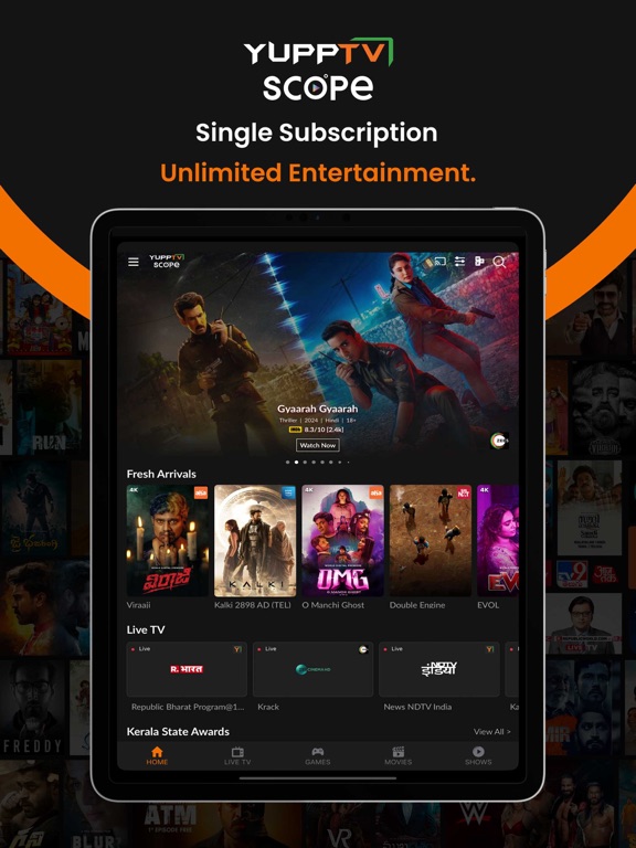 Screenshot #4 pour YuppTV Scope