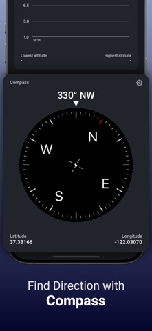 Altitude Finder: GPS Altimeter iPhone screenshot