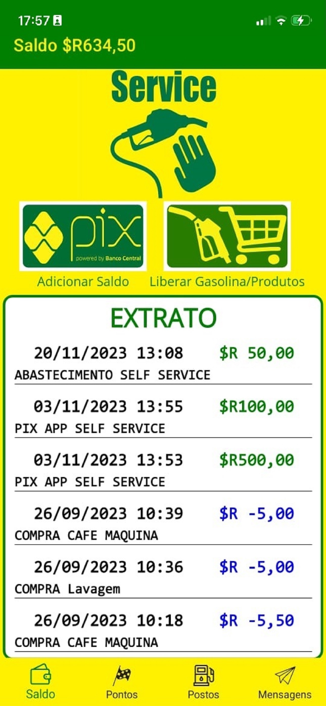Screenshot 1 of Posto Self Service
