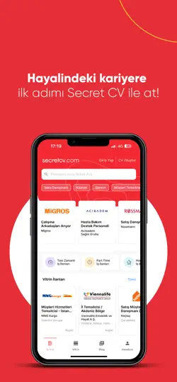 Secretcv - İş İlanı Ara & Bul iPhone Ekran Görüntüsü 1