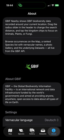 GBIF Nearby Screenshot 10 of 10