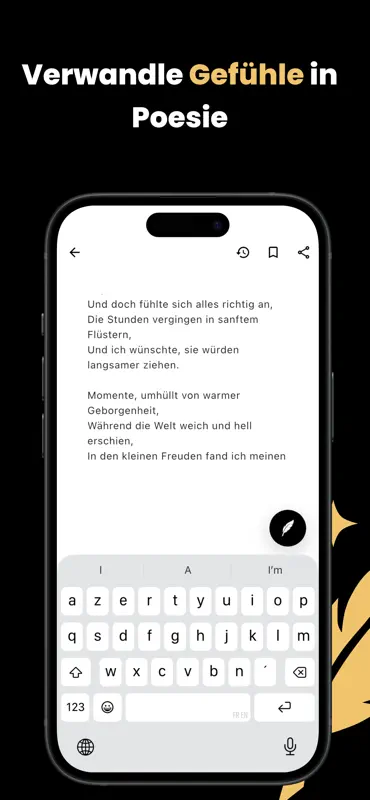 Gedichte schreiben - Lyrai screenshot 1 of 6