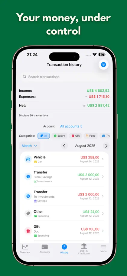 BalanceTrackr screenshot 4 of 6