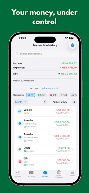 BalanceTrackr screenshot 4 of 8