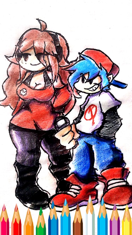 Coloring Book for Horror Doors