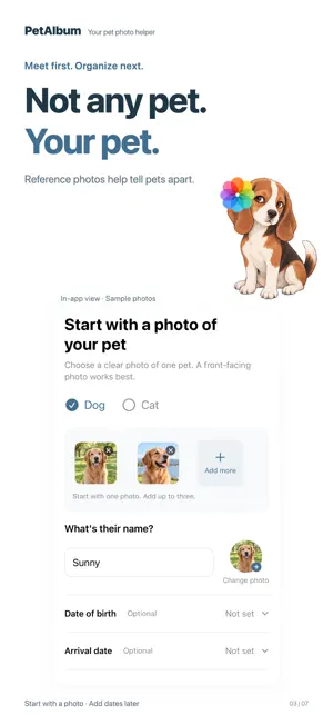 PetAlbum - Pet Photo Album screenshot 3